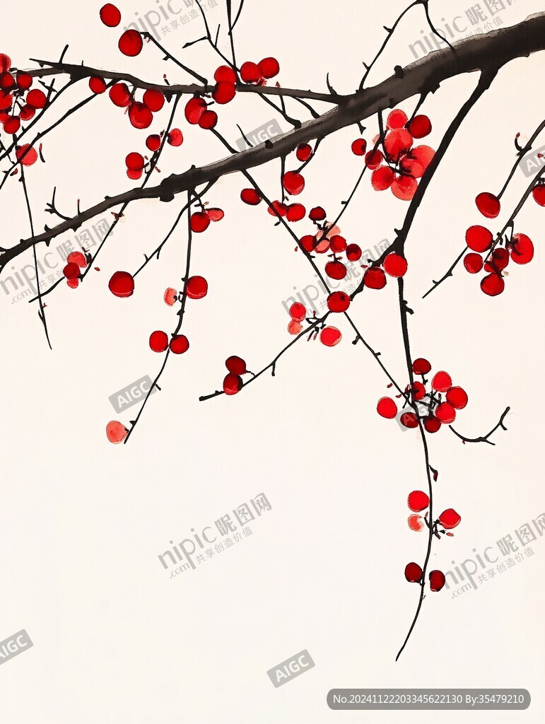 禅意冬枝红果