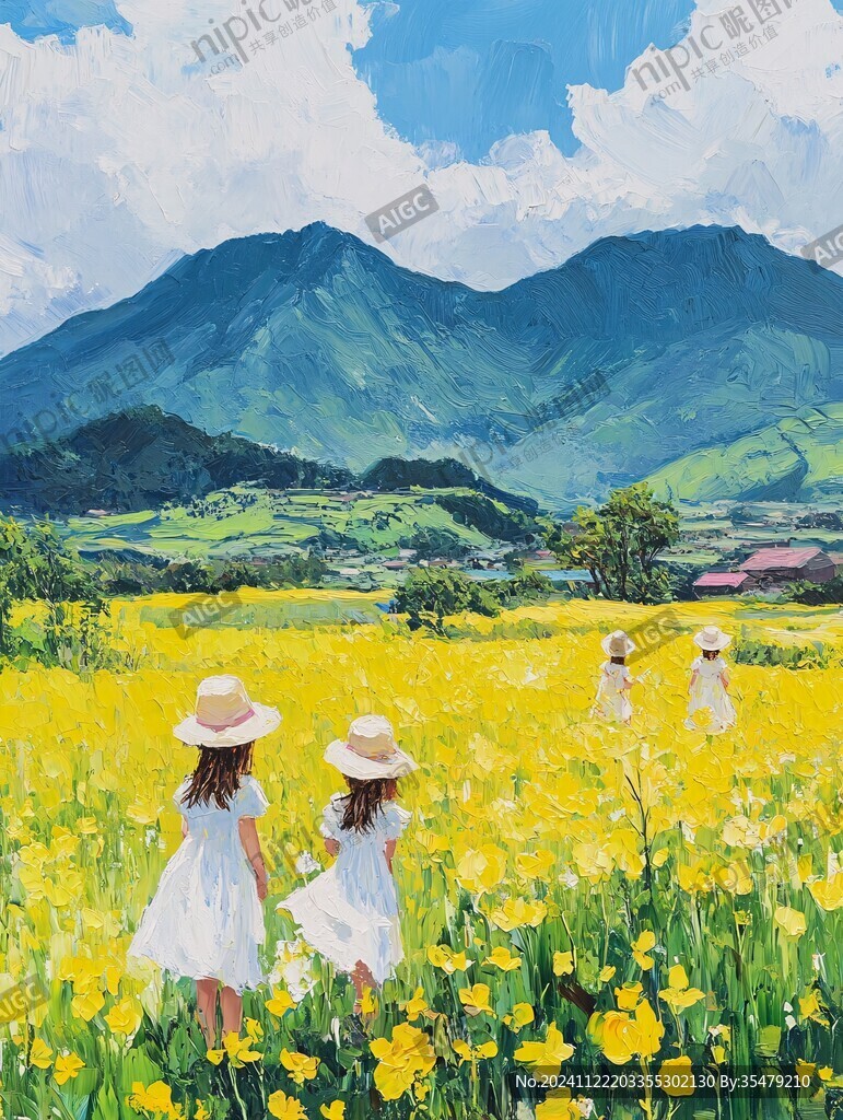 梦幻儿童插画超治愈