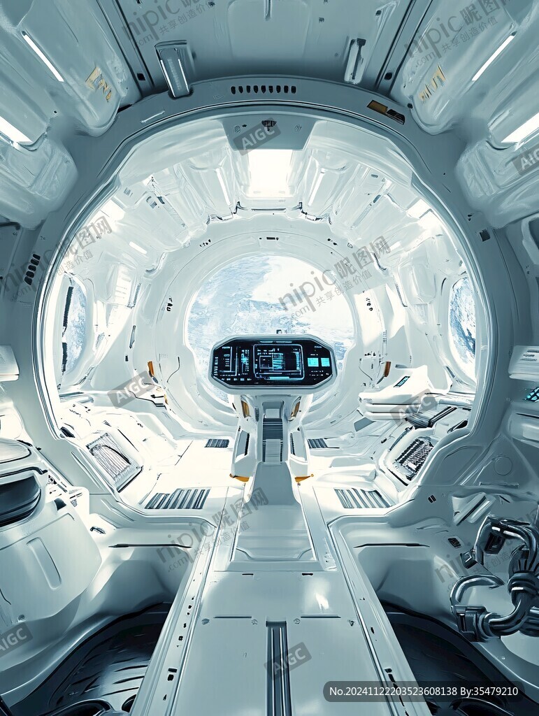 宇宙飞船内部