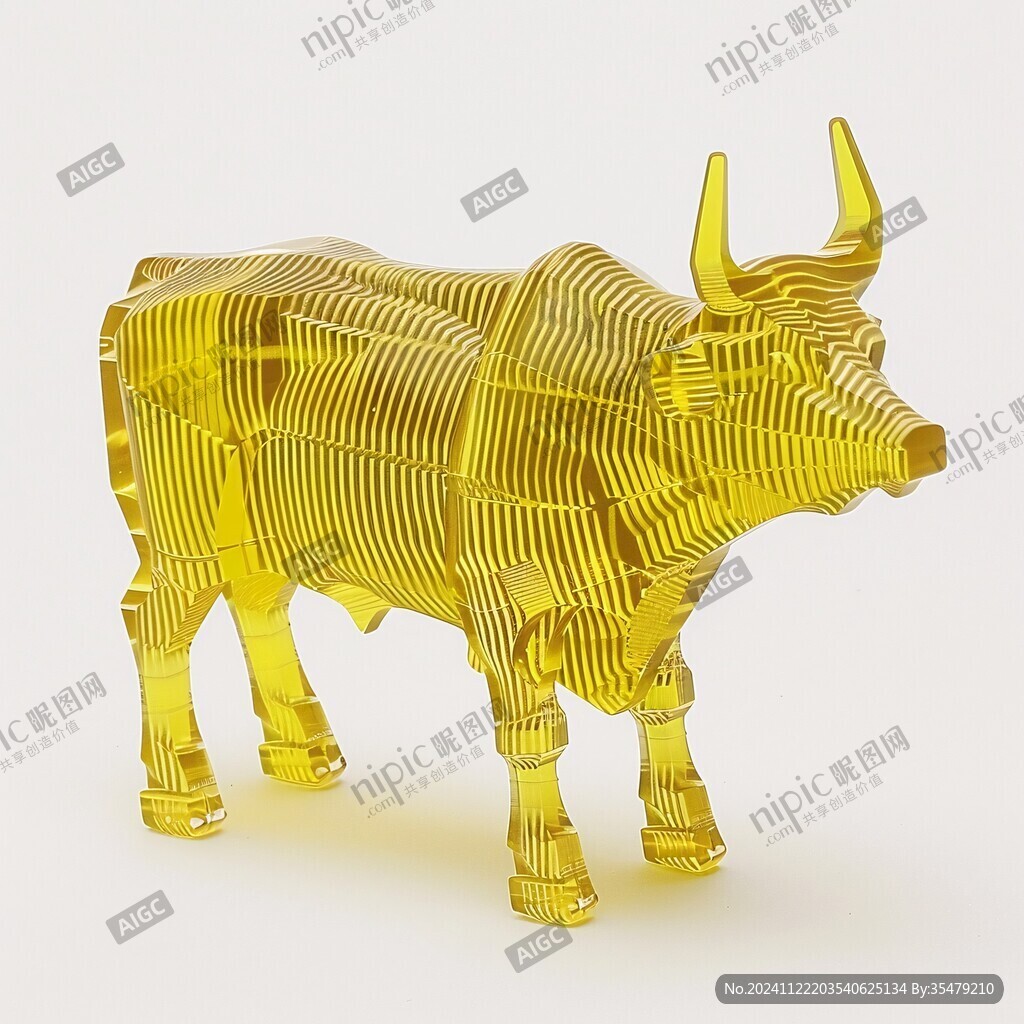 牛年立体工艺品