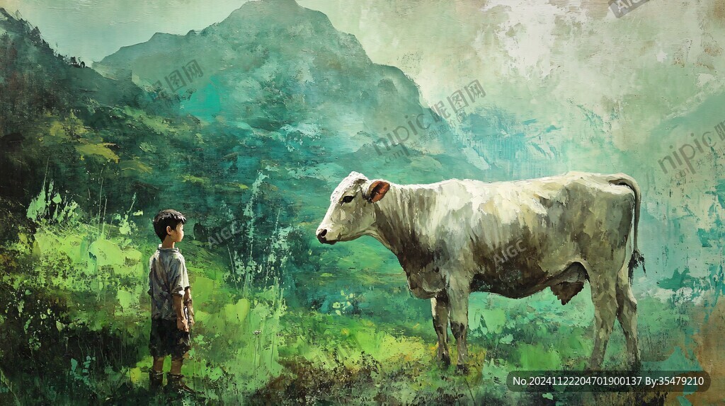 放牛的少年