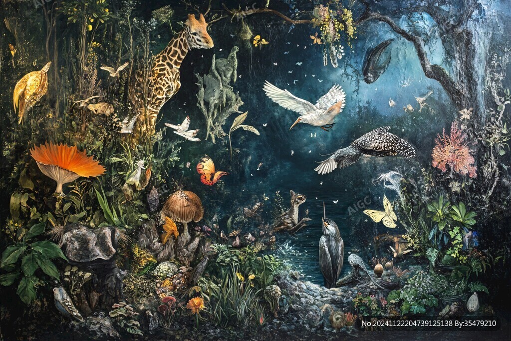 水族馆立体画