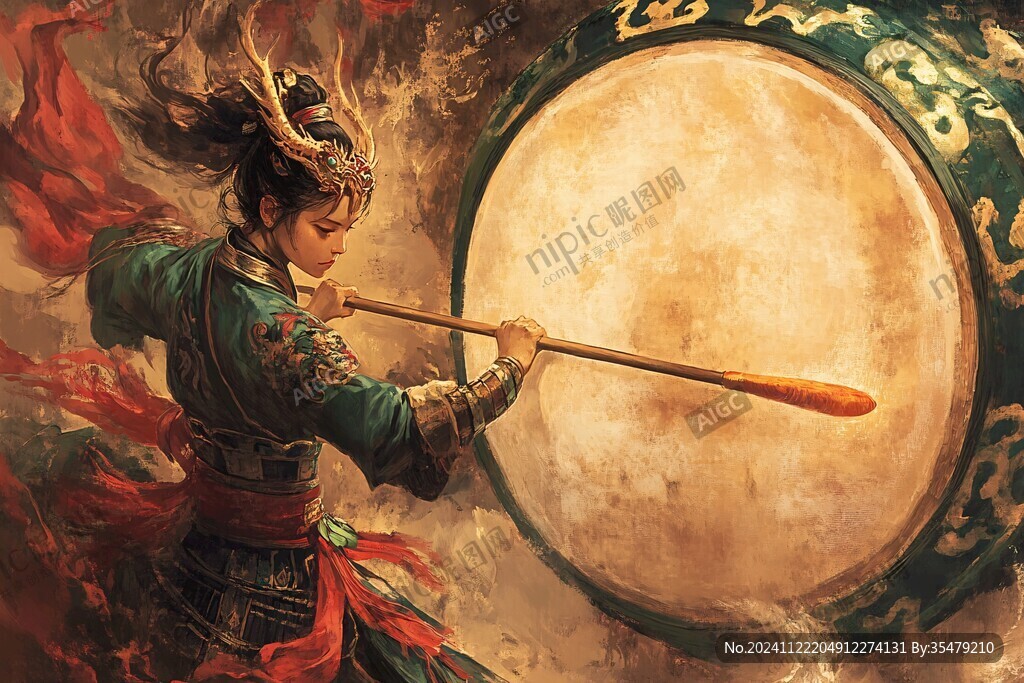 飞仙击鼓