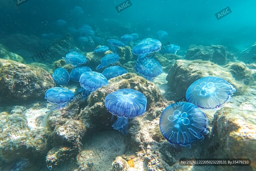 桃花水母水母世界