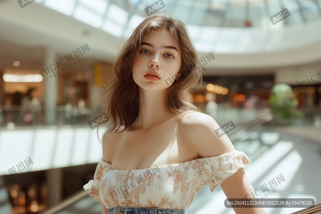 美女吊带裙