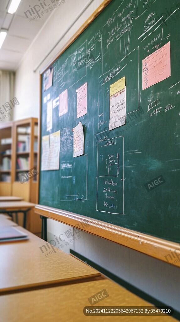 大学教室黑板