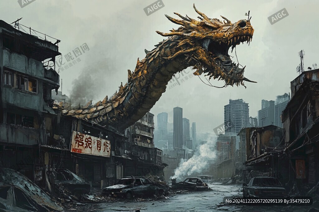 龙年横版插画