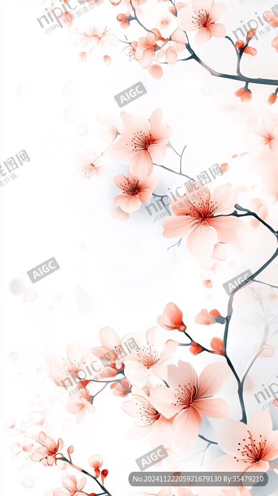 桃花移门