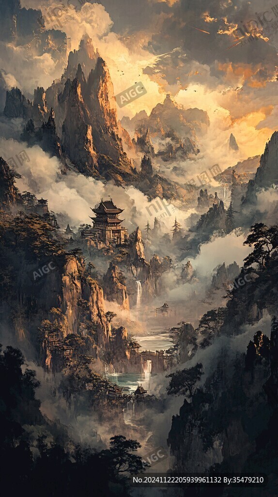 古风仙境天上宫阙