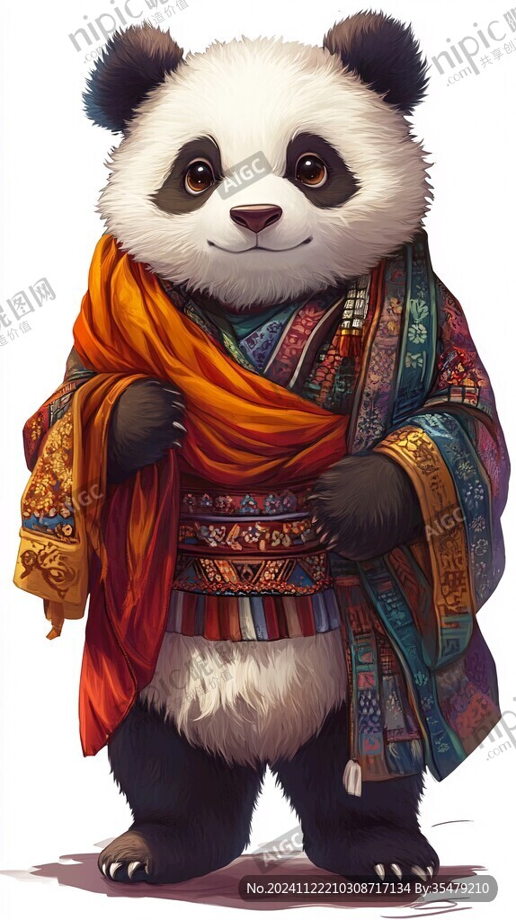 功夫熊猫插画