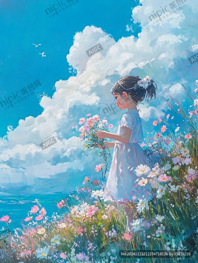 梦幻儿童插画超治愈