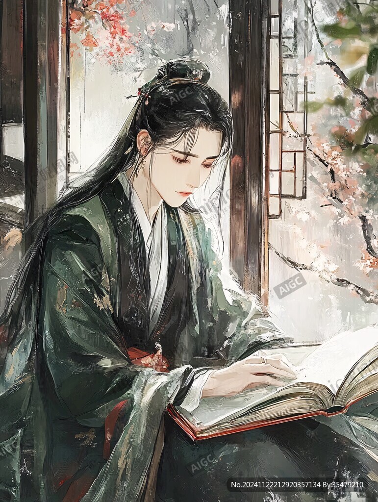 汉服小说插画