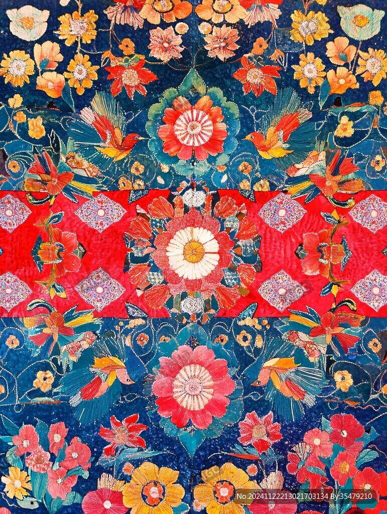 普天同庆妆花缎