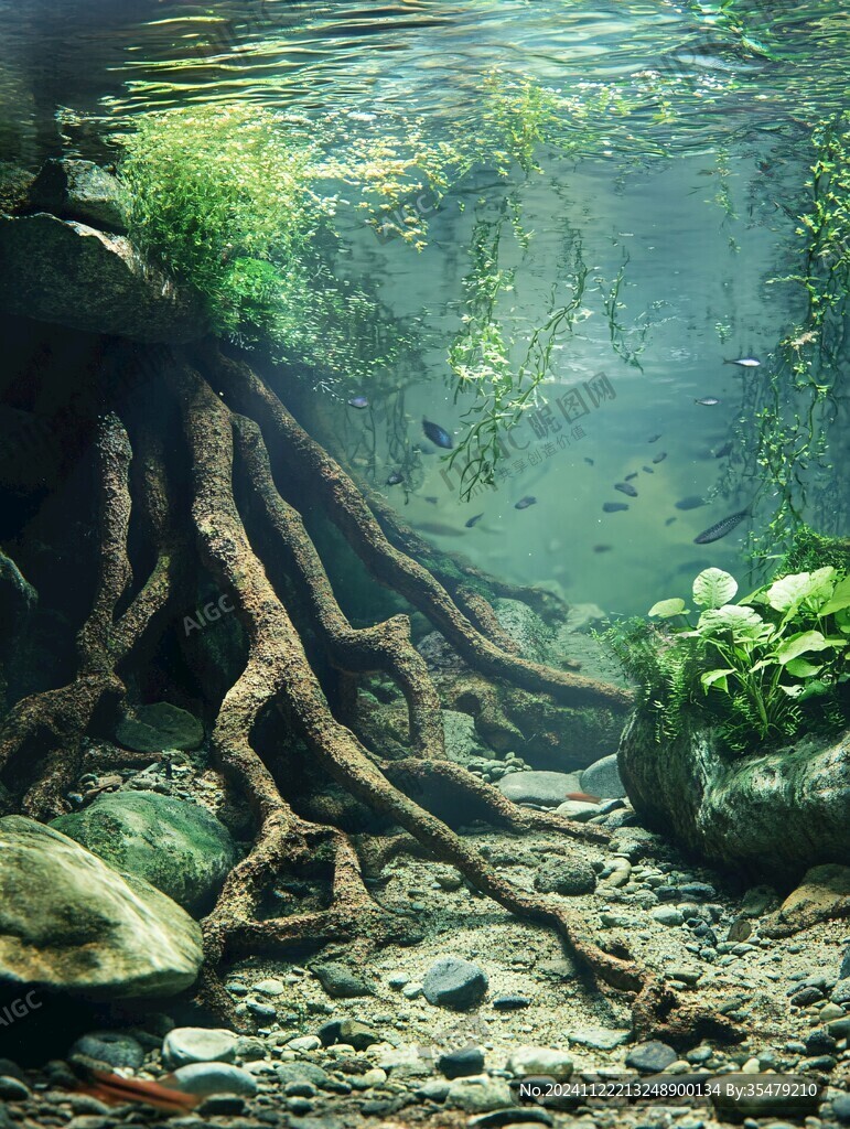 水底造景