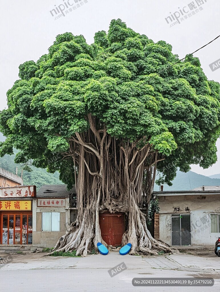 村口古榕