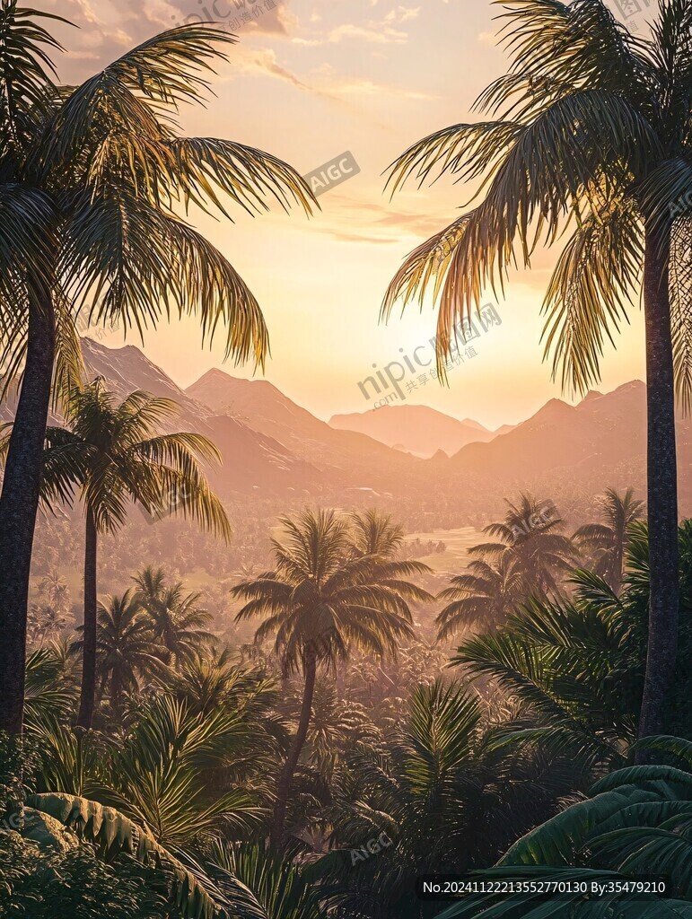热带丛林风景