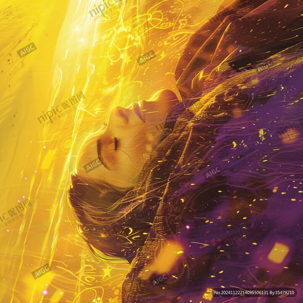 手绘追光的少年