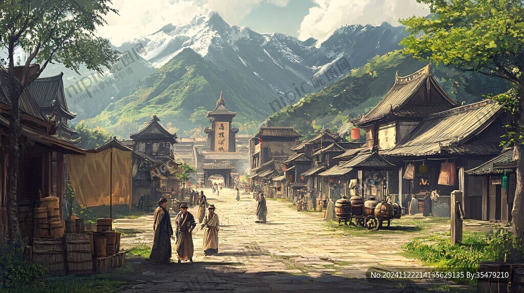 古风人物大场景