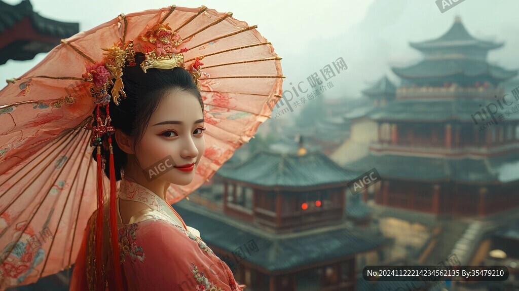 执伞起舞