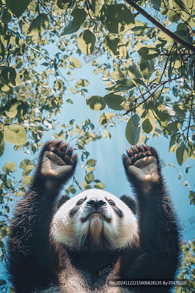 树上小熊猫