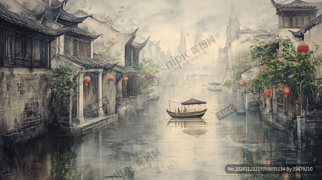 唯美浪漫江南水乡风情