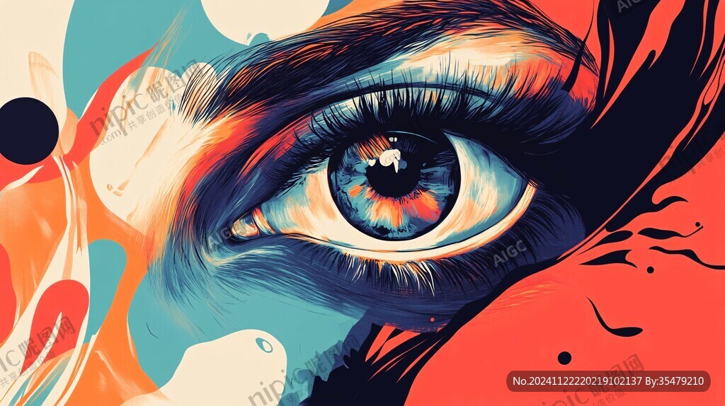 表现主义眼睛画