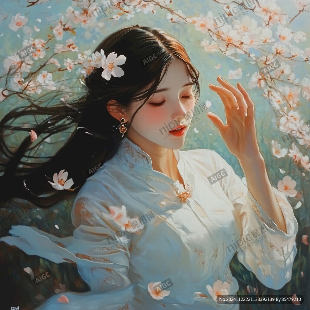 写实唯美插画
