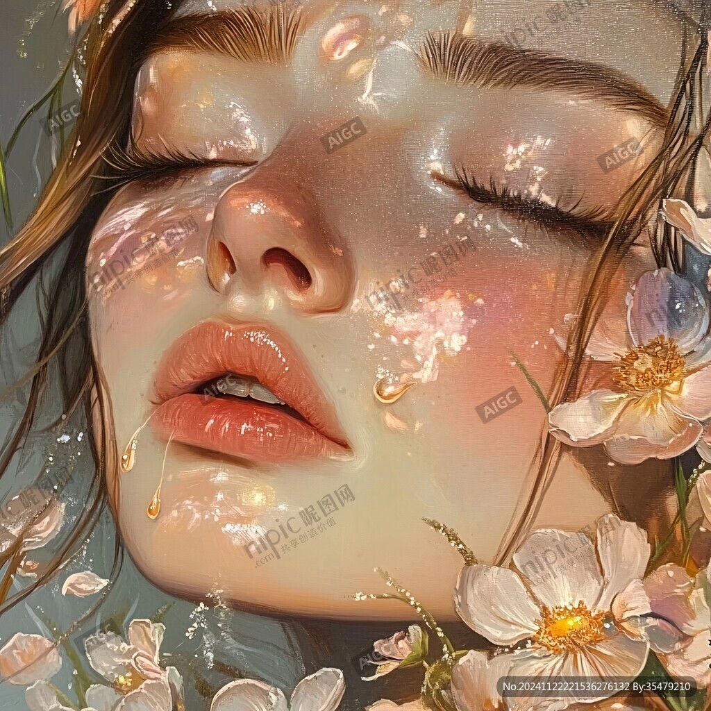 高级感女插画