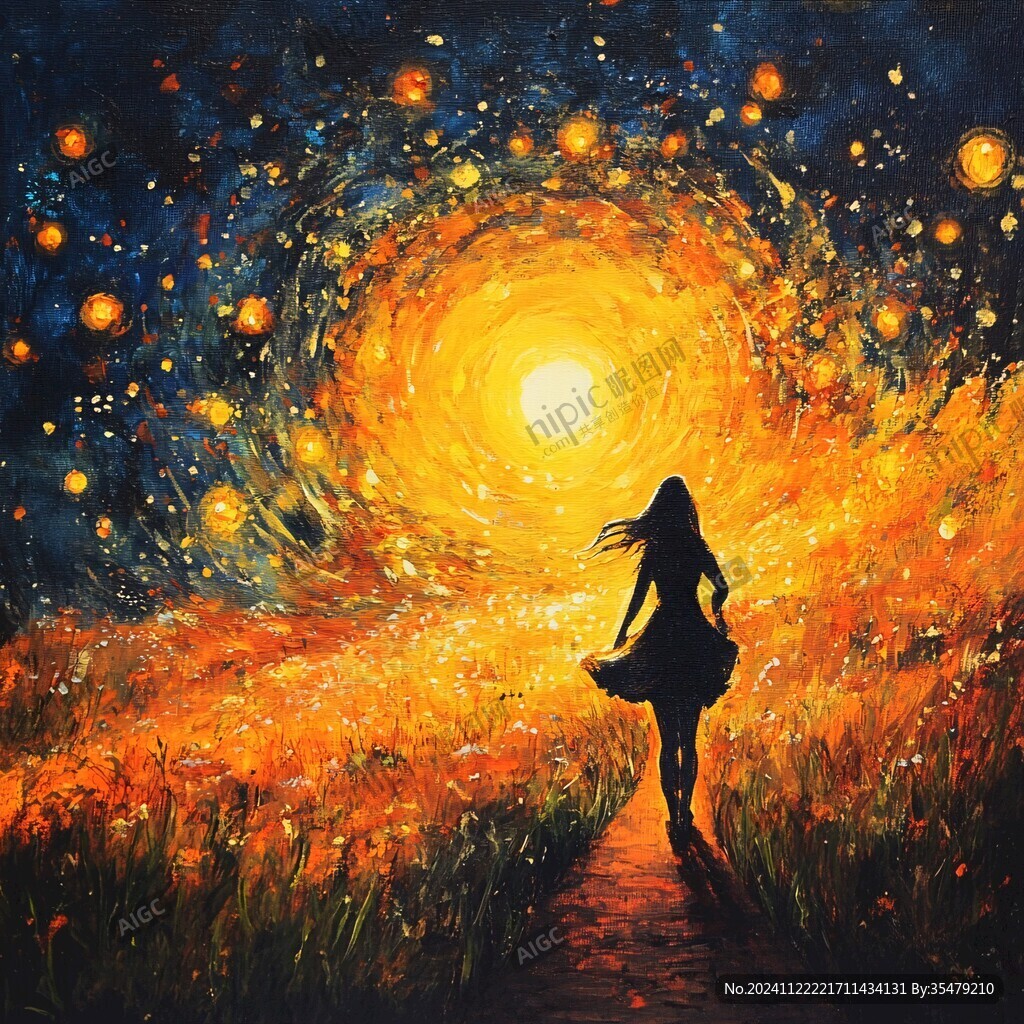 梦幻风景女孩