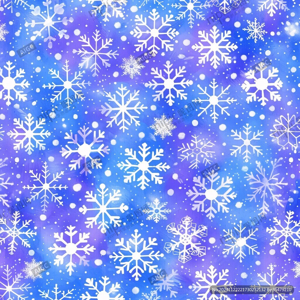 大雪图案