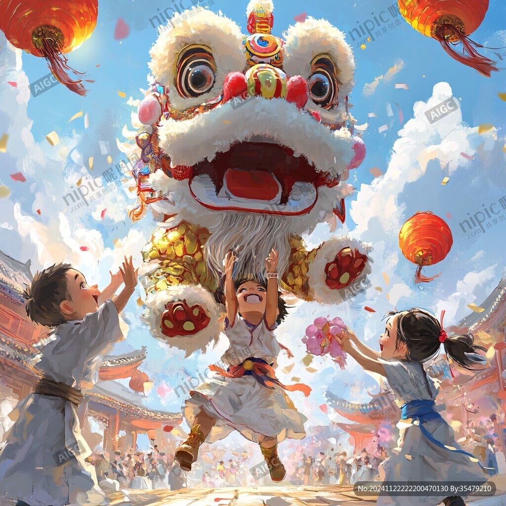 舞龙舞狮壁纸