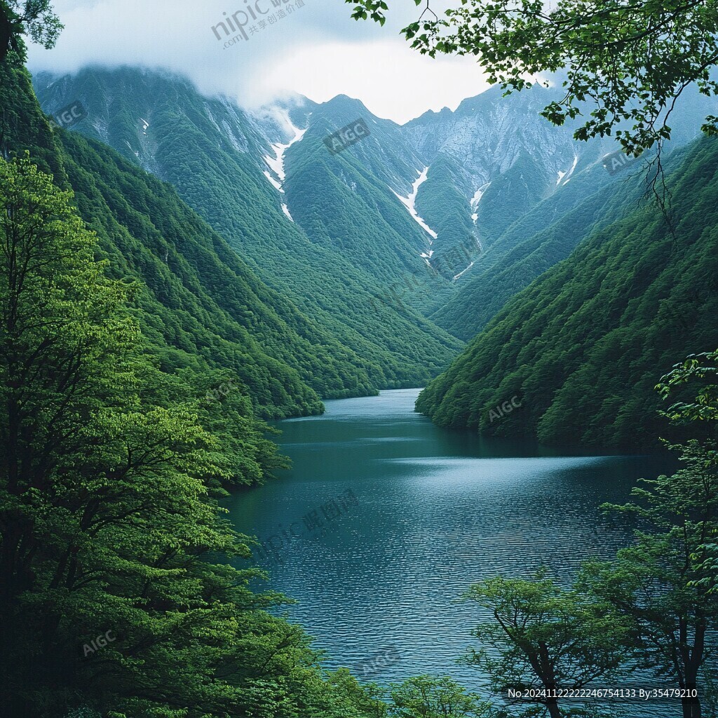 唯美自然山青水秀