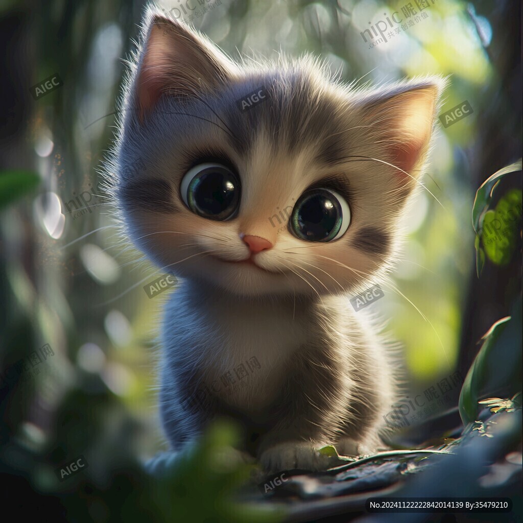 3d卡通猫咪