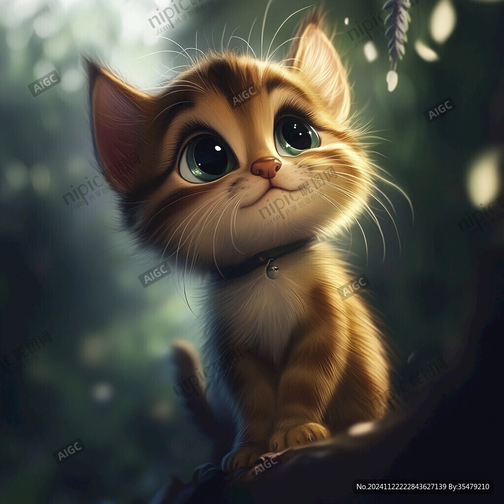 小猫动漫素材
