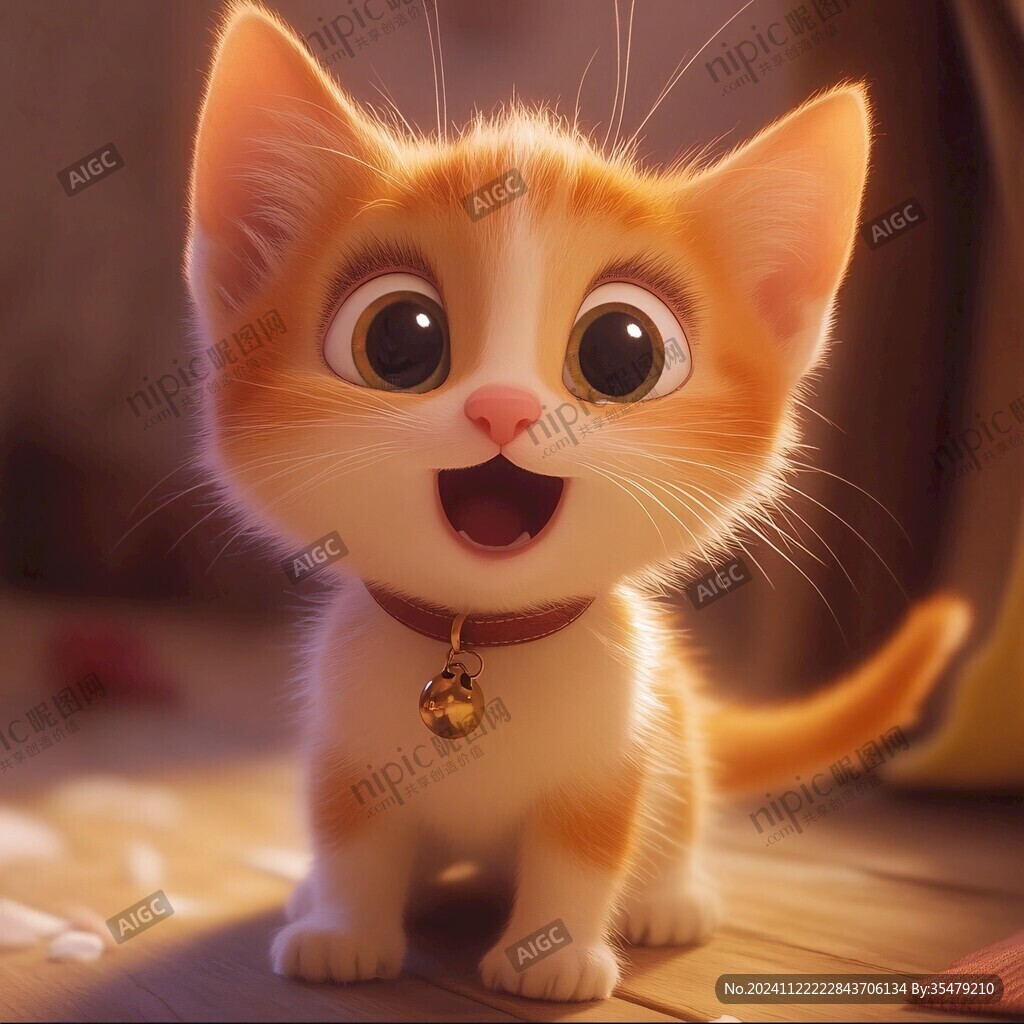 3d卡通猫咪