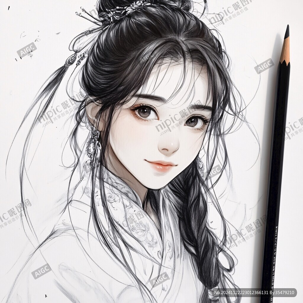 板绘人像