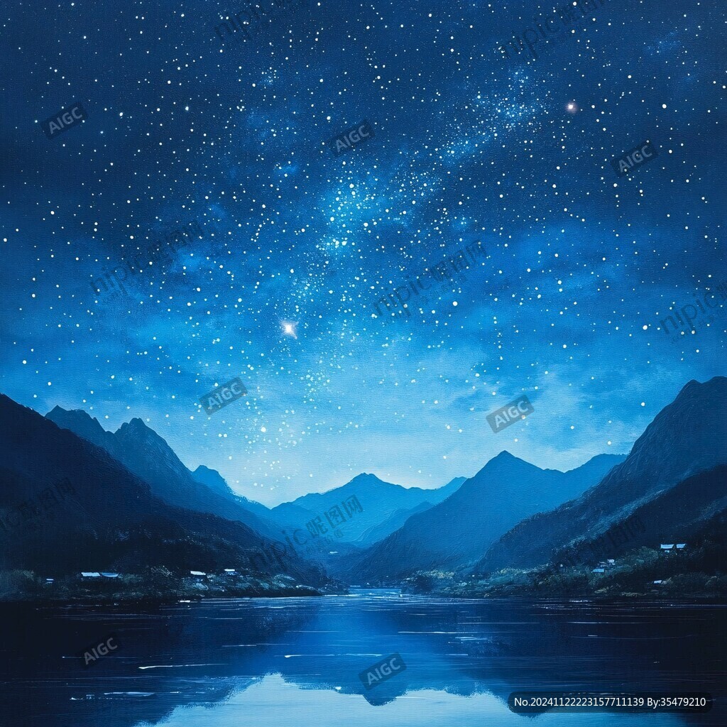 水面星光璀璨
