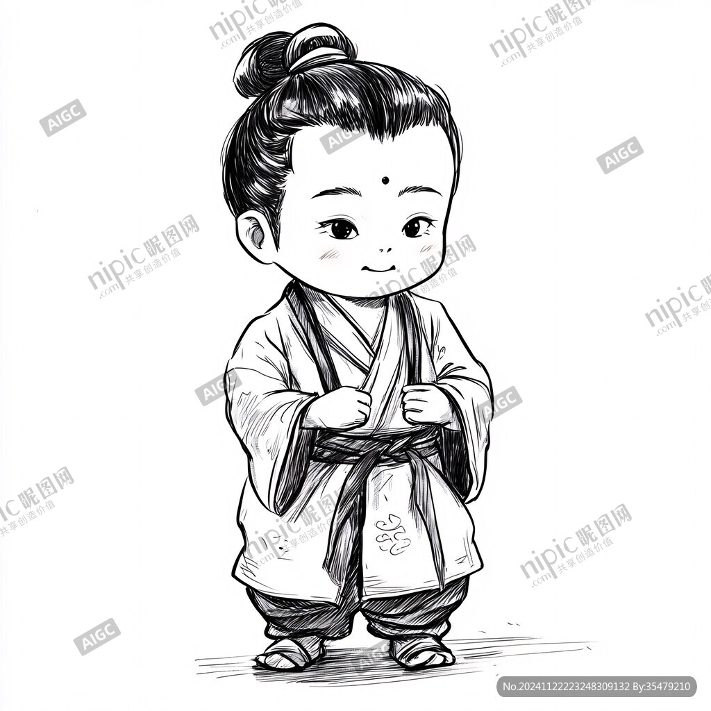 q版书童