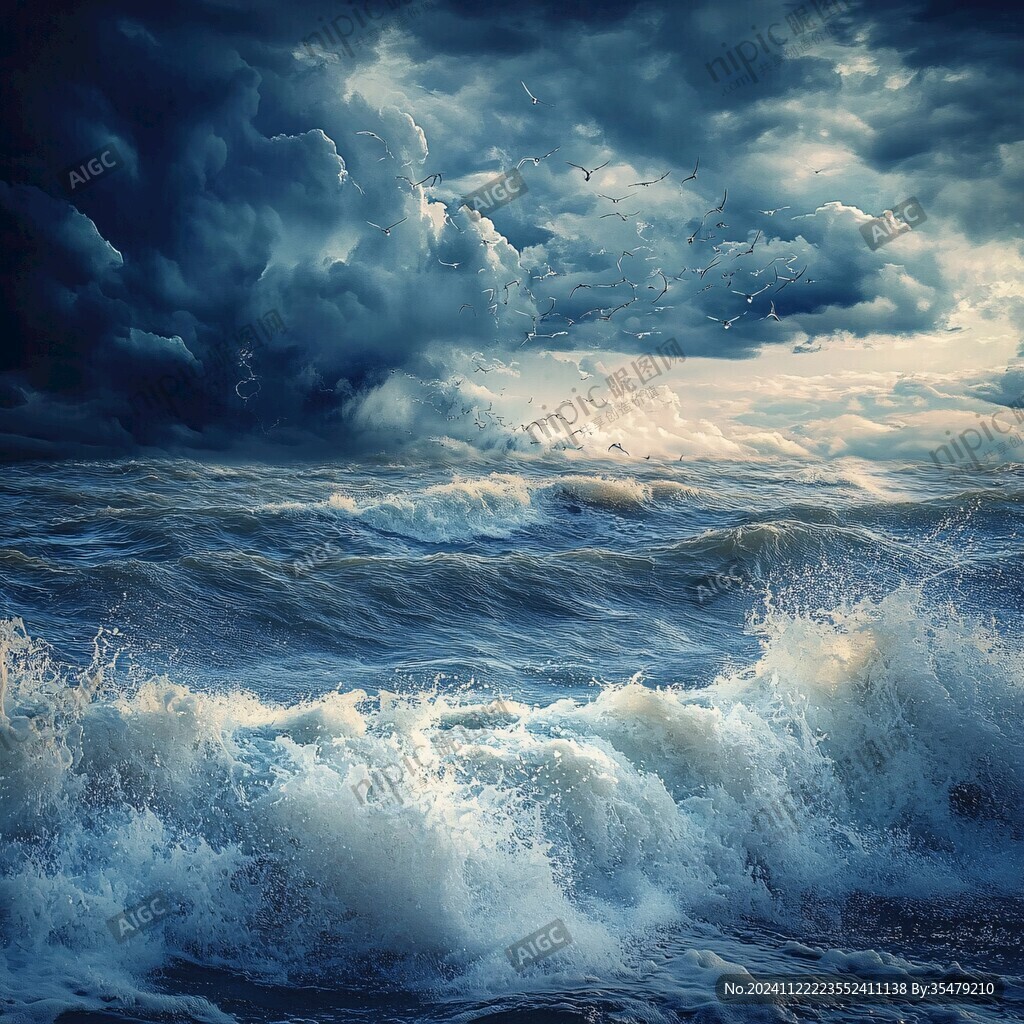 海面暴风雨