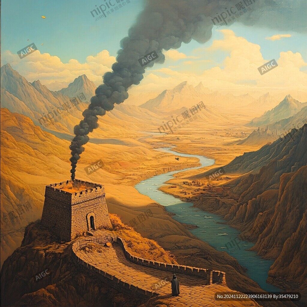 长城室内画