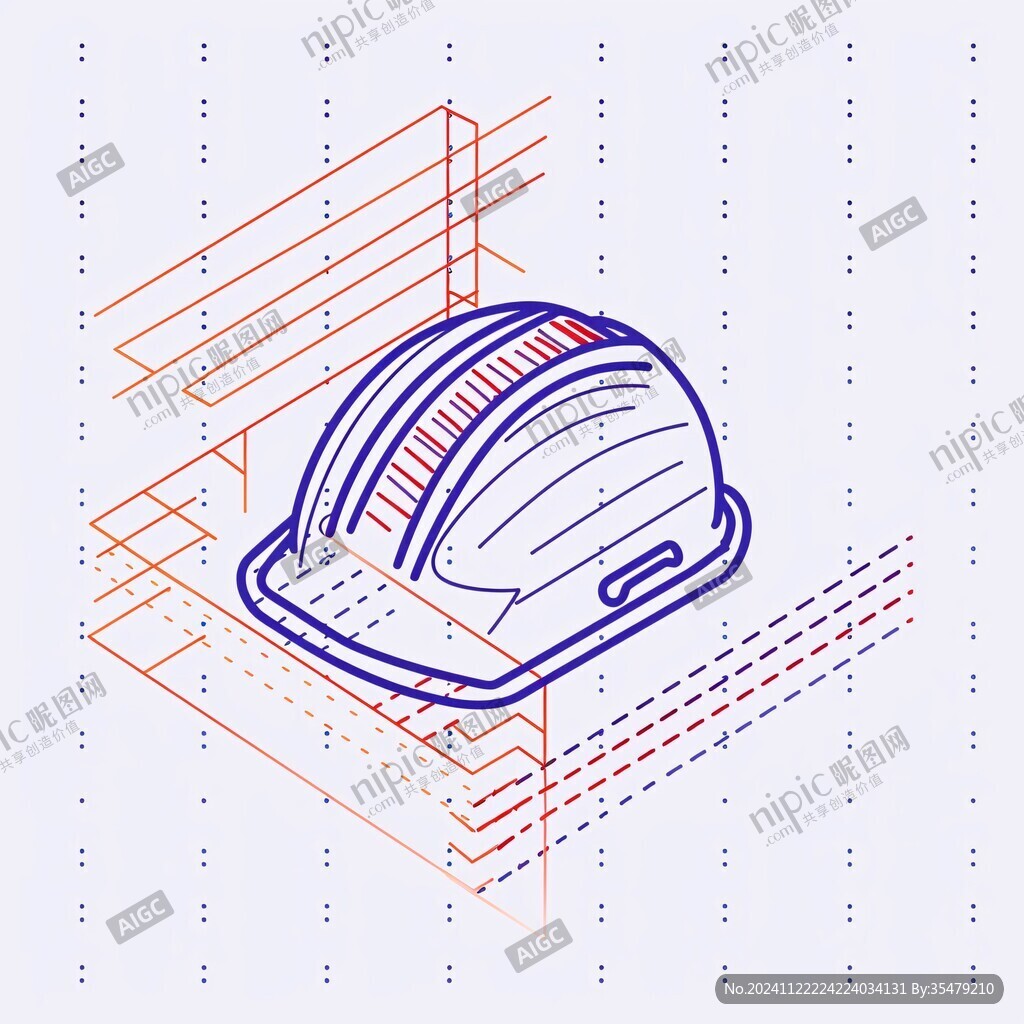 智能仓储插画