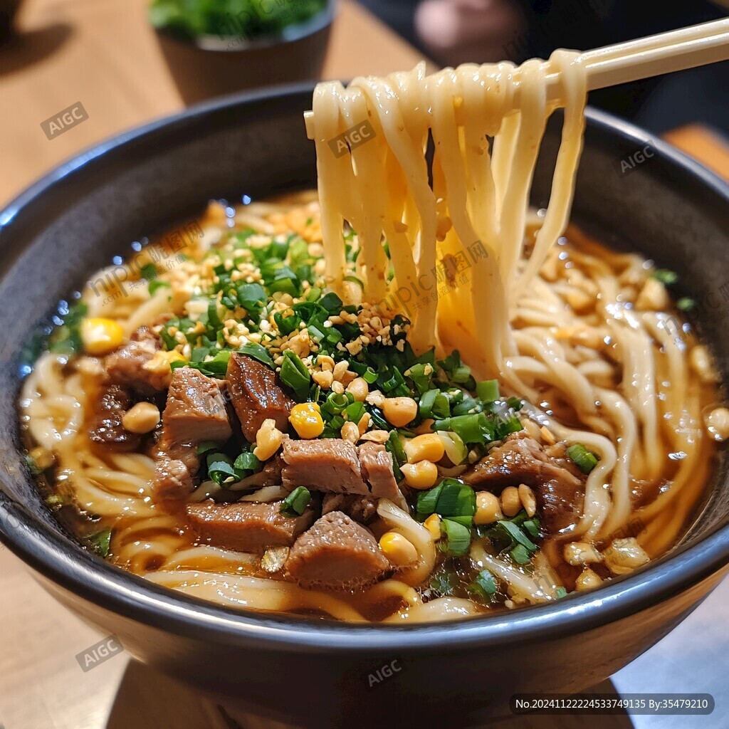 小肥牛红油豌杂面