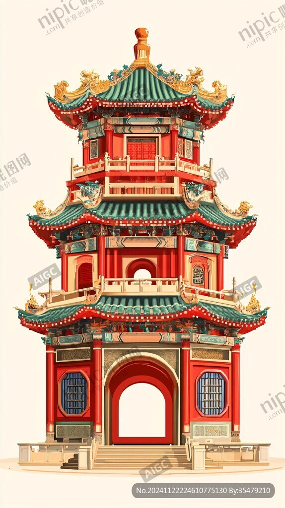 崇安阁插画