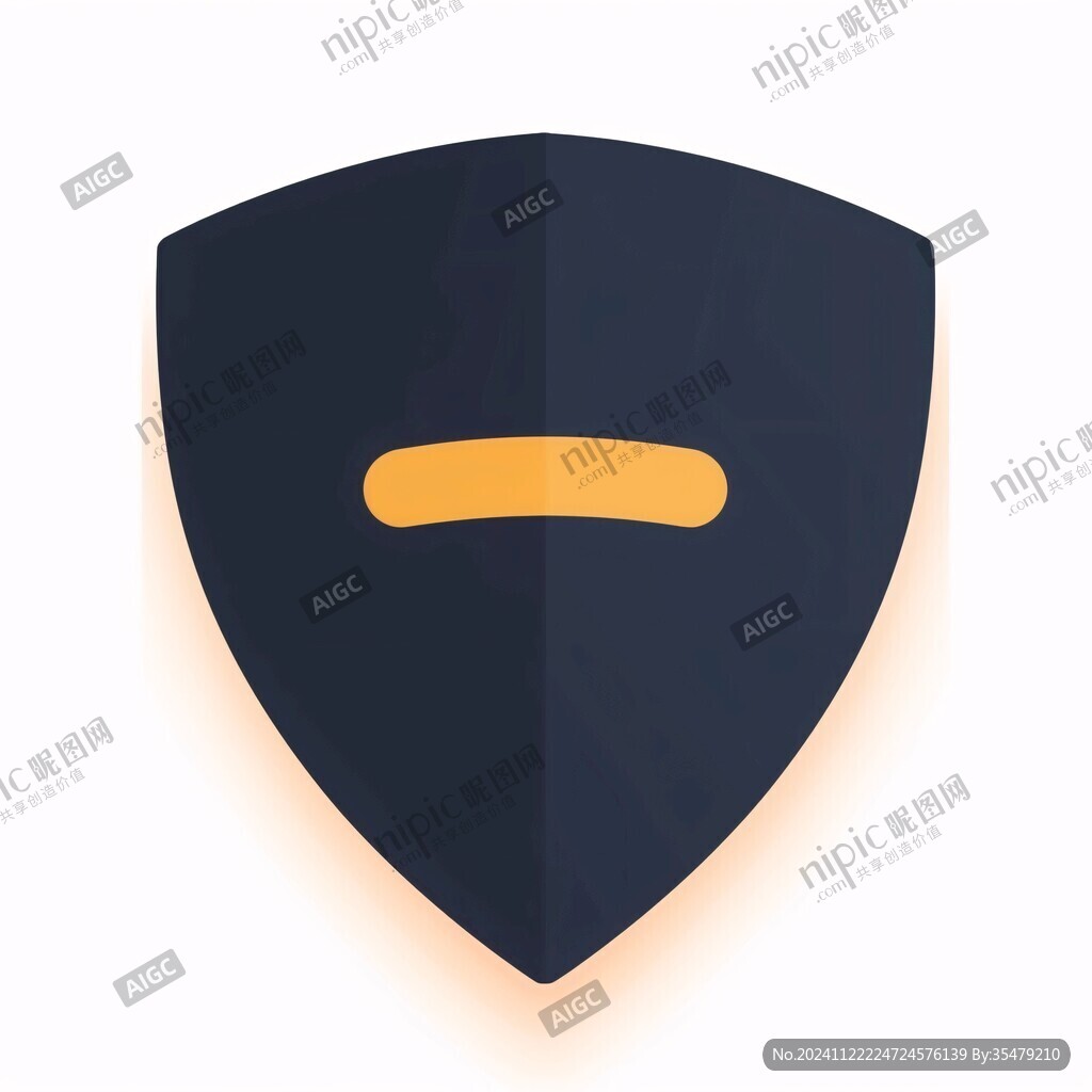 指纹锁盾牌设计