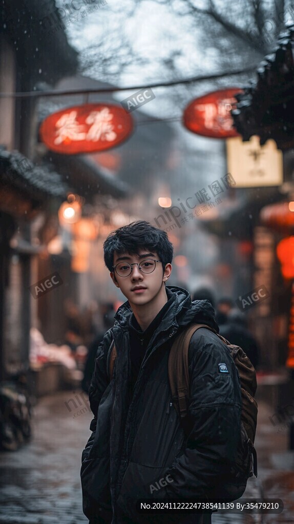 冬日古街