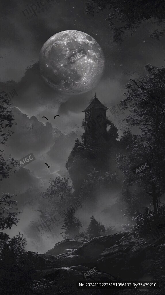 阴暗灰暗素材