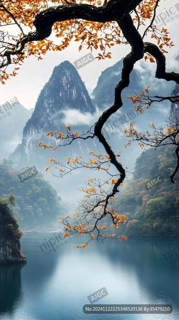清江秋色