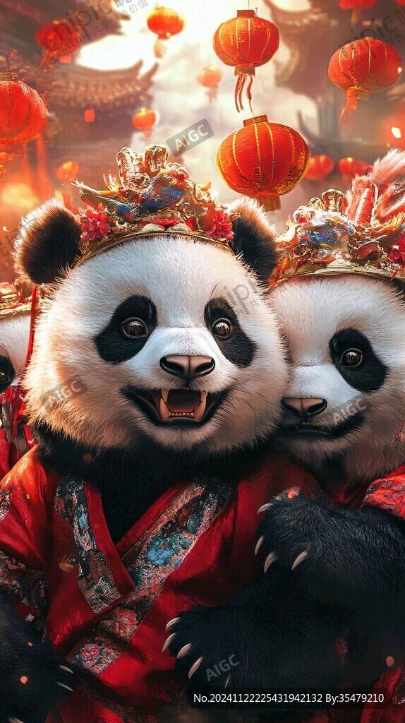 熊猫红包封面