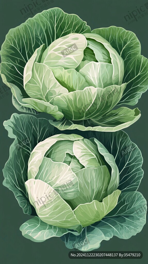 卷心菜插画