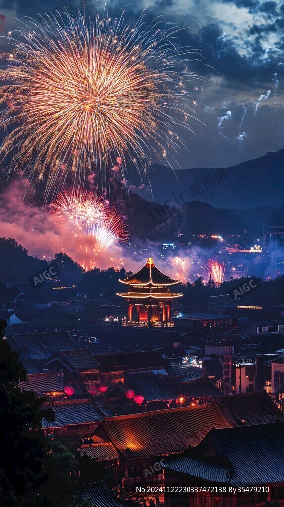 竖片烟火